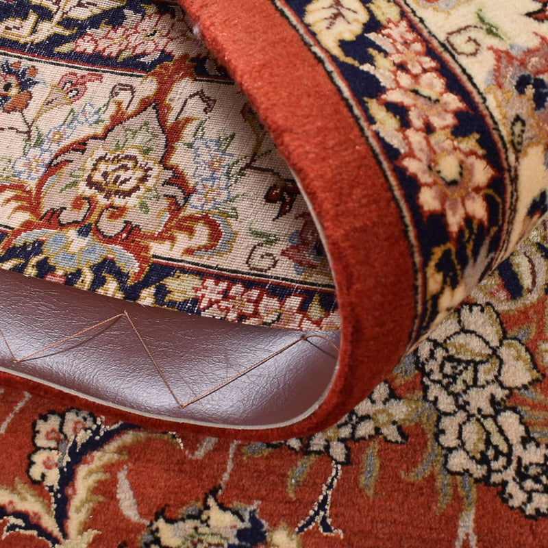 Alfombra Persa - Ghom - Royal - 205 x 138 cm - rojo