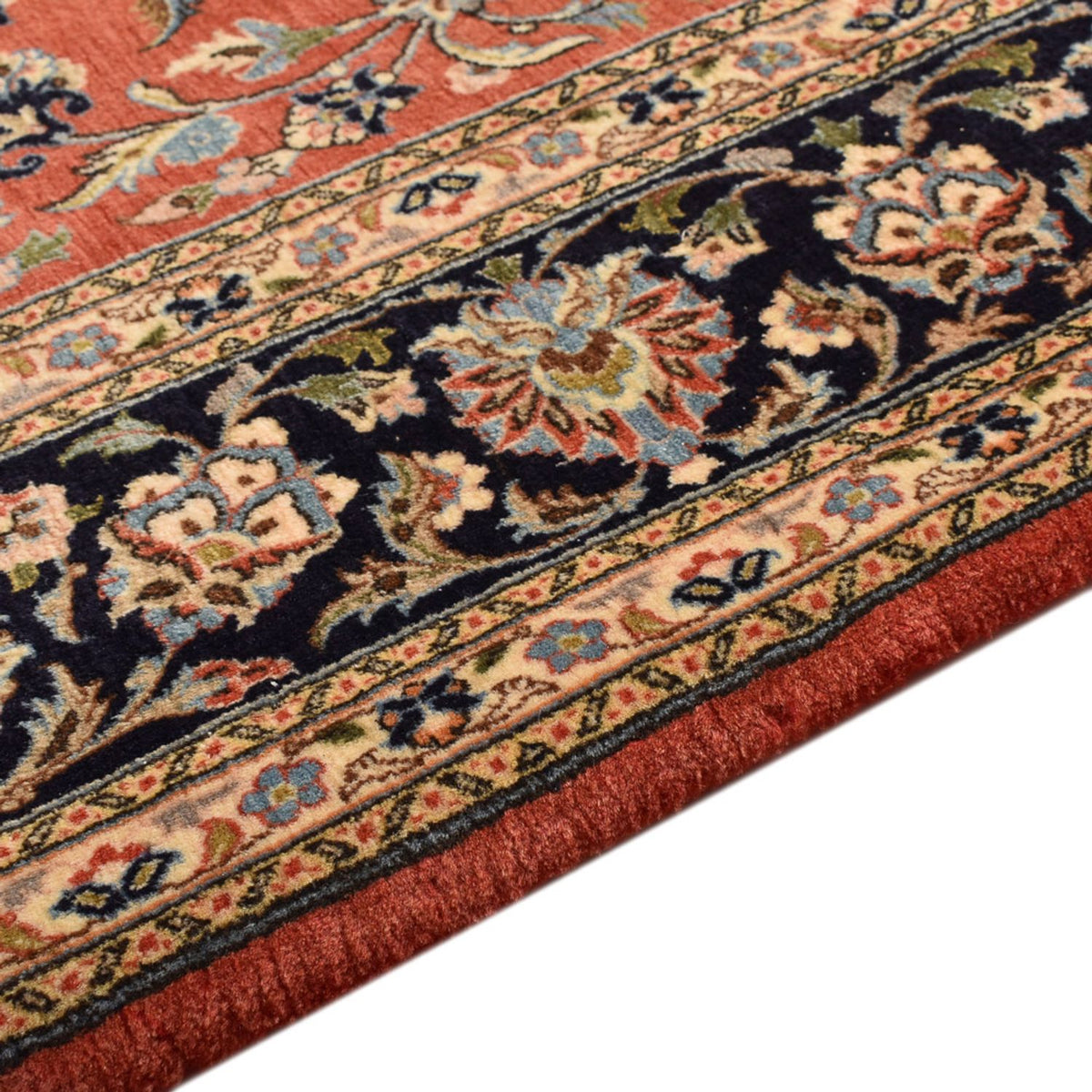 Alfombra Persa - Ghom - Royal - 220 x 141 cm - rojo