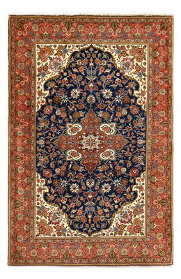 Alfombra Persa - Ghom - Royal - 208 x 137 cm - azul oscuro