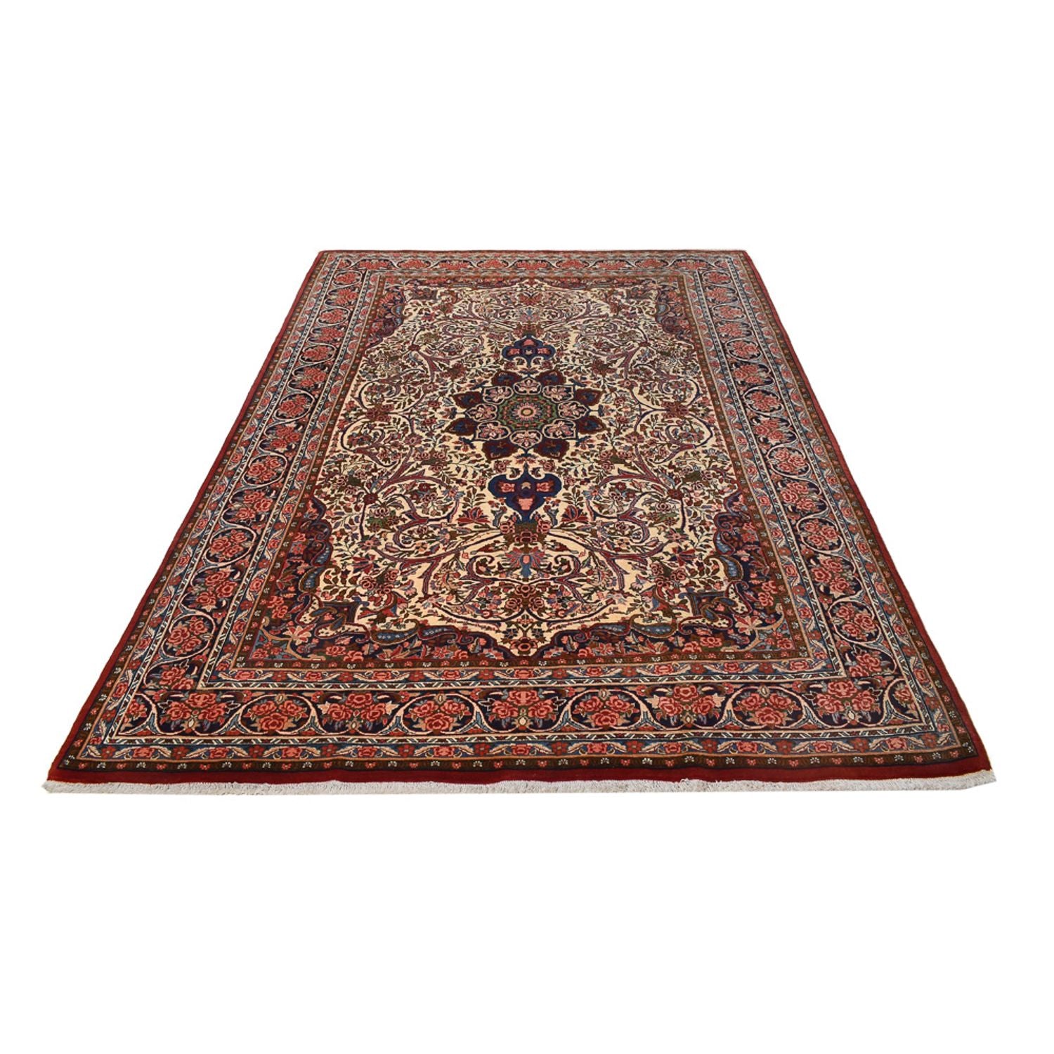 Alfombra persa - Bidjar - 285 x 210 cm - arena