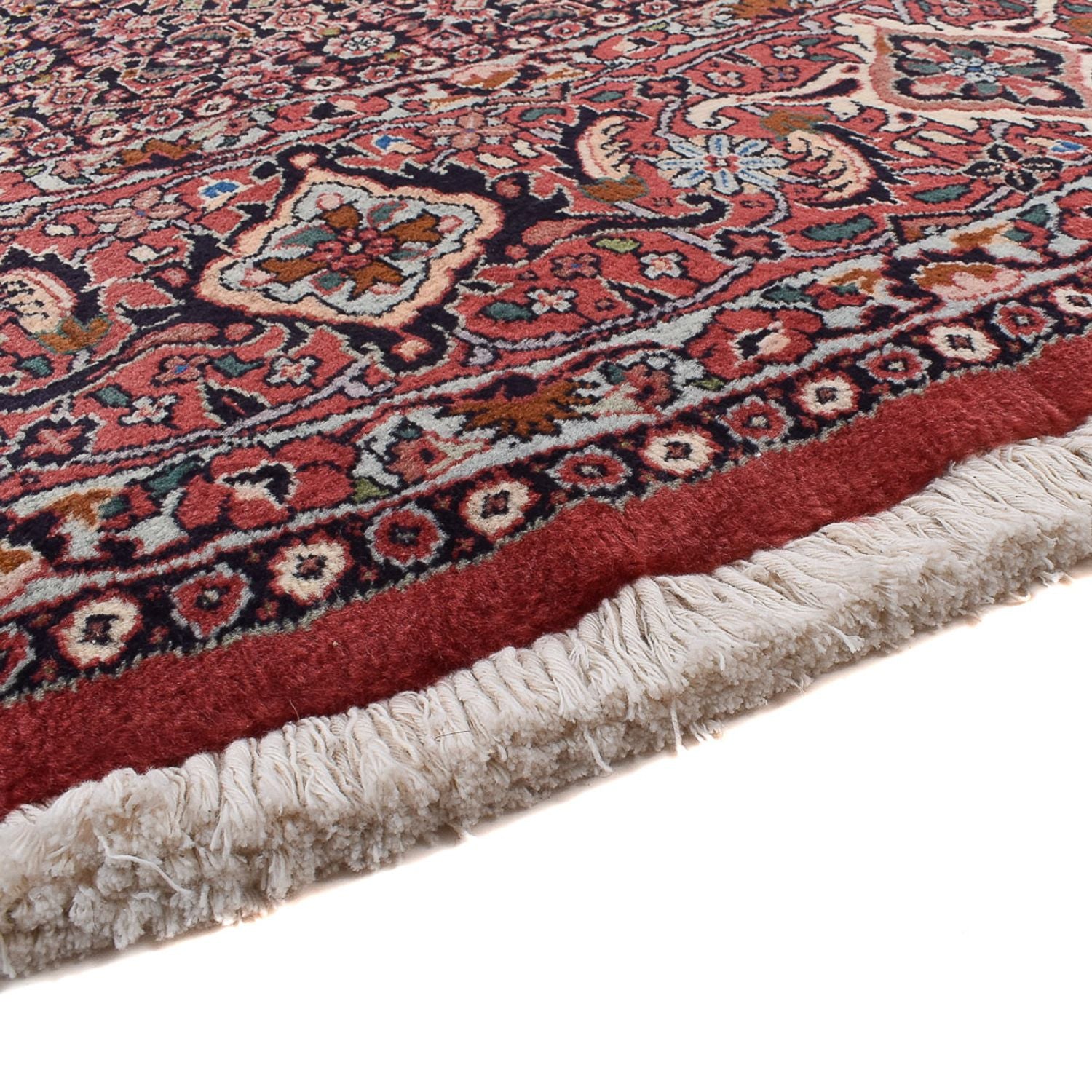 Alfombra persa - Bidjar redondo  - 300 x 300 cm - rojo oscuro