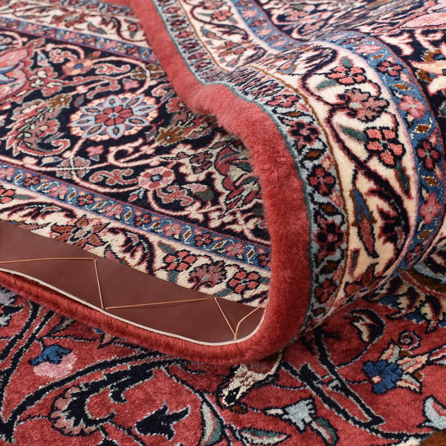 Alfombra persa - Bidjar - 410 x 304 cm - rojo