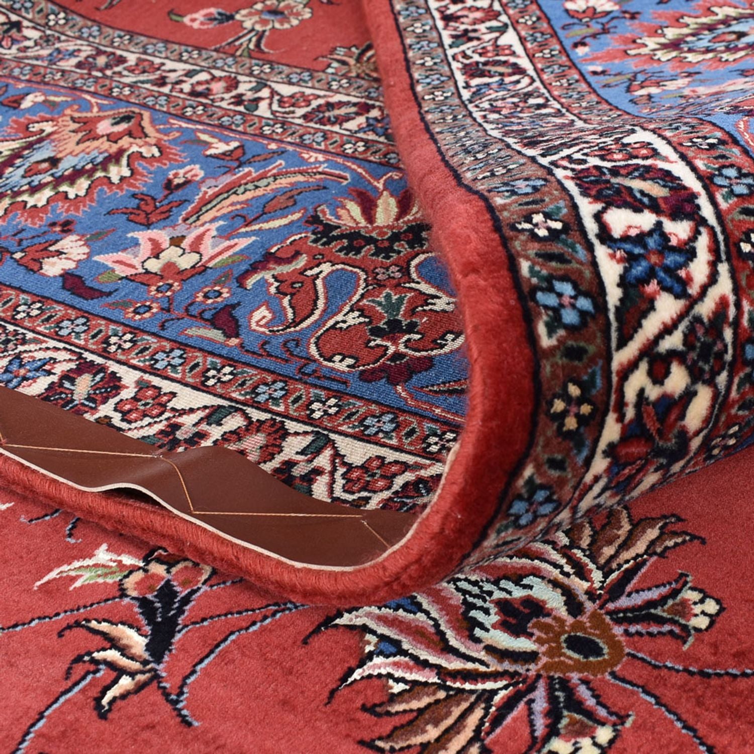 Alfombra persa - Bidjar - 407 x 305 cm - rojo