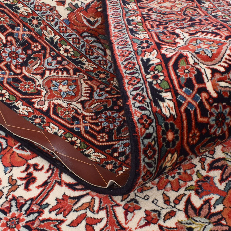 Alfombra de pasillo Alfombra persa - Bidjar - 388 x 157 cm - óxido