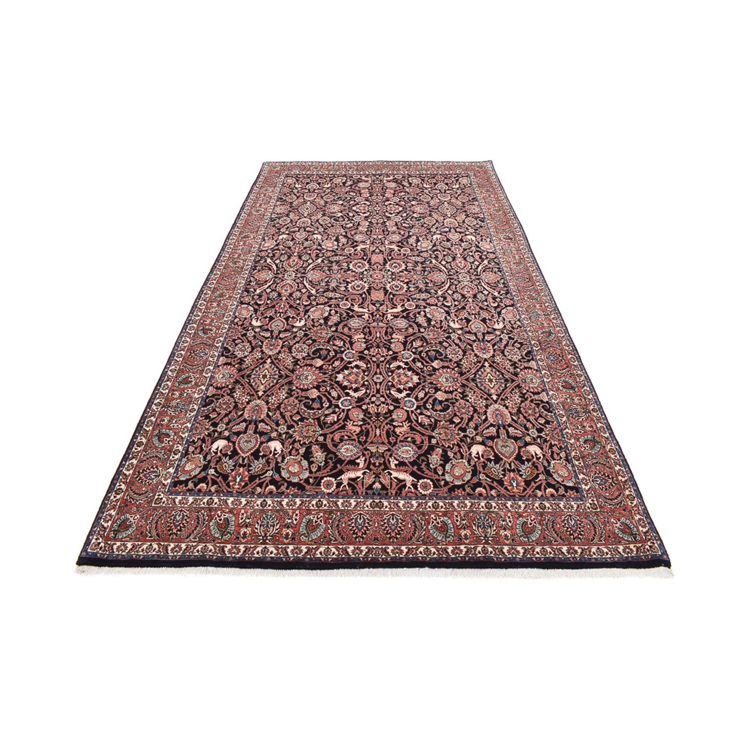 Alfombra persa - Bidjar - 370 x 202 cm - óxido