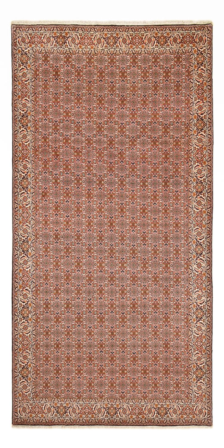 Alfombra de pasillo Alfombra persa - Bidjar - 405 x 207 cm - óxido