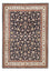 Alfombra persa - Clásica - Real - 343 x 250 cm - azul oscuro