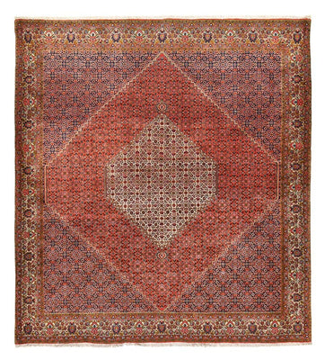 Alfombra persa - Bidjar - 294 x 260 cm - rojo