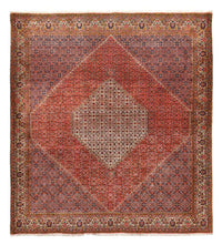 Alfombra persa - Bidjar - 294 x 260 cm - rojo