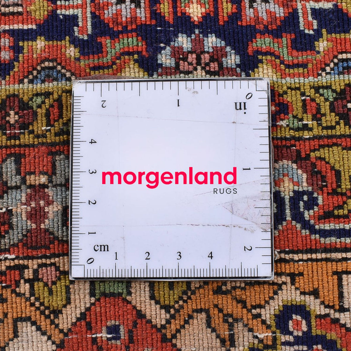 Alfombra persa - Bidjar - 294 x 260 cm - rojo