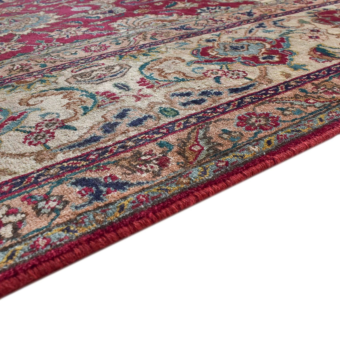 Alfombra Persa - Tabriz - Real - 393 x 292 cm - rojo