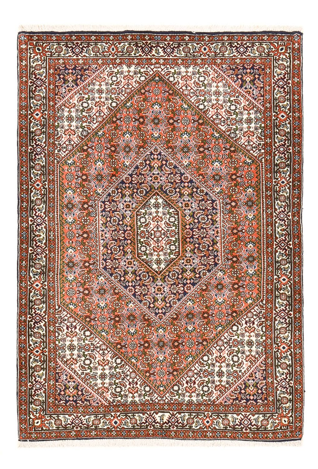 Alfombra persa - Bidjar - 158 x 107 cm - óxido