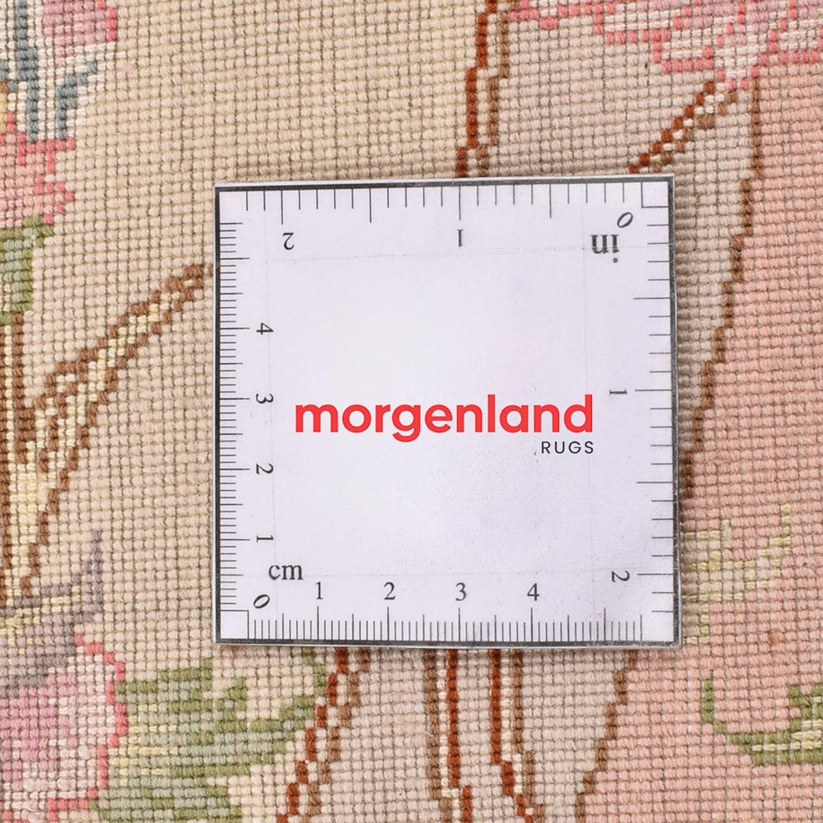 Alfombra Persa - Tabriz - Real redondo  - 143 x 143 cm - salmón