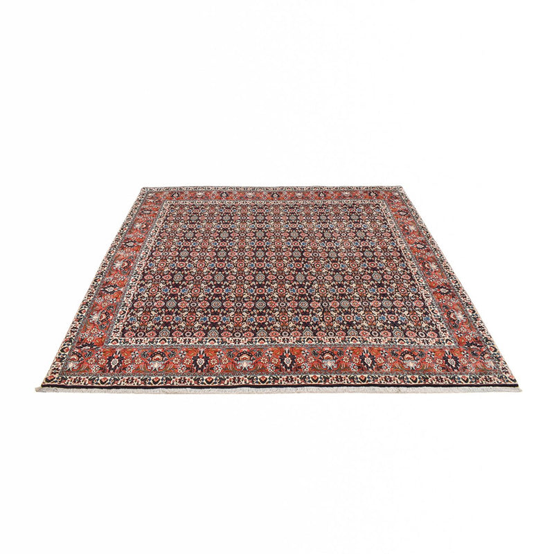 Alfombra persa - Bidjar cuadrado  - 254 x 243 cm - rojo oscuro