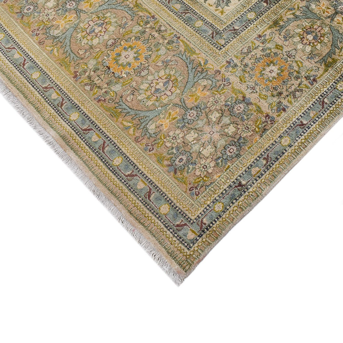 Alfombra persa - Clásica - 410 x 298 cm - verde oliva