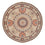 Alfombra Persa - Tabriz - Real redondo  - 312 x 312 cm - beige