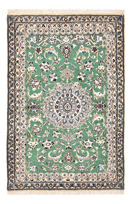 Alfombra Persa - Nain - Real - 140 x 87 cm - verde