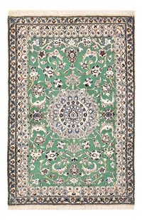 Alfombra Persa - Nain - Real - 140 x 87 cm - verde