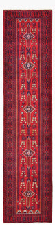 Alfombra de pasillo Alfombra Belutsch - 416 x 100 cm - rojo