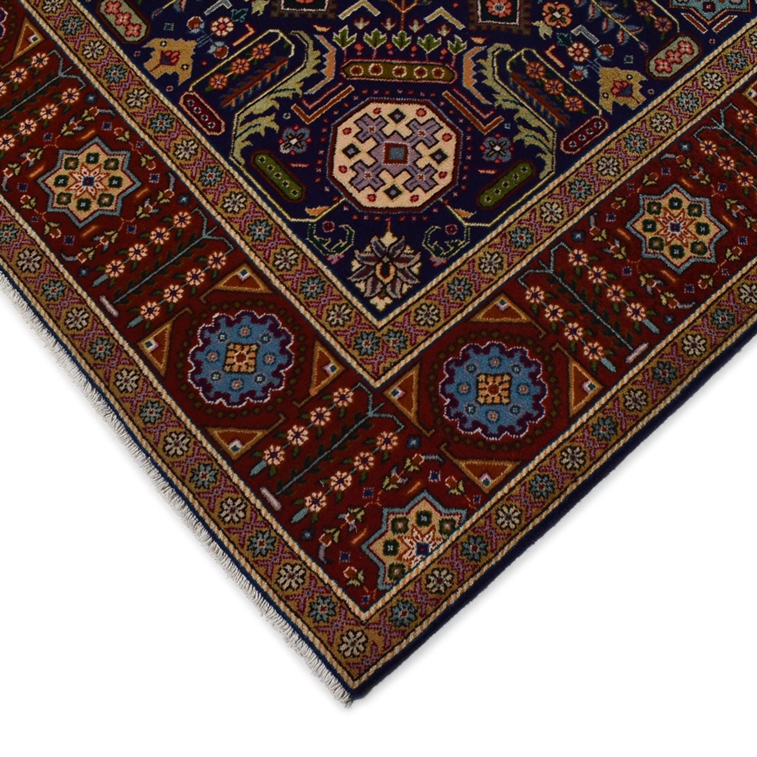 Alfombra persa - Nómada - 298 x 205 cm - rojo vino