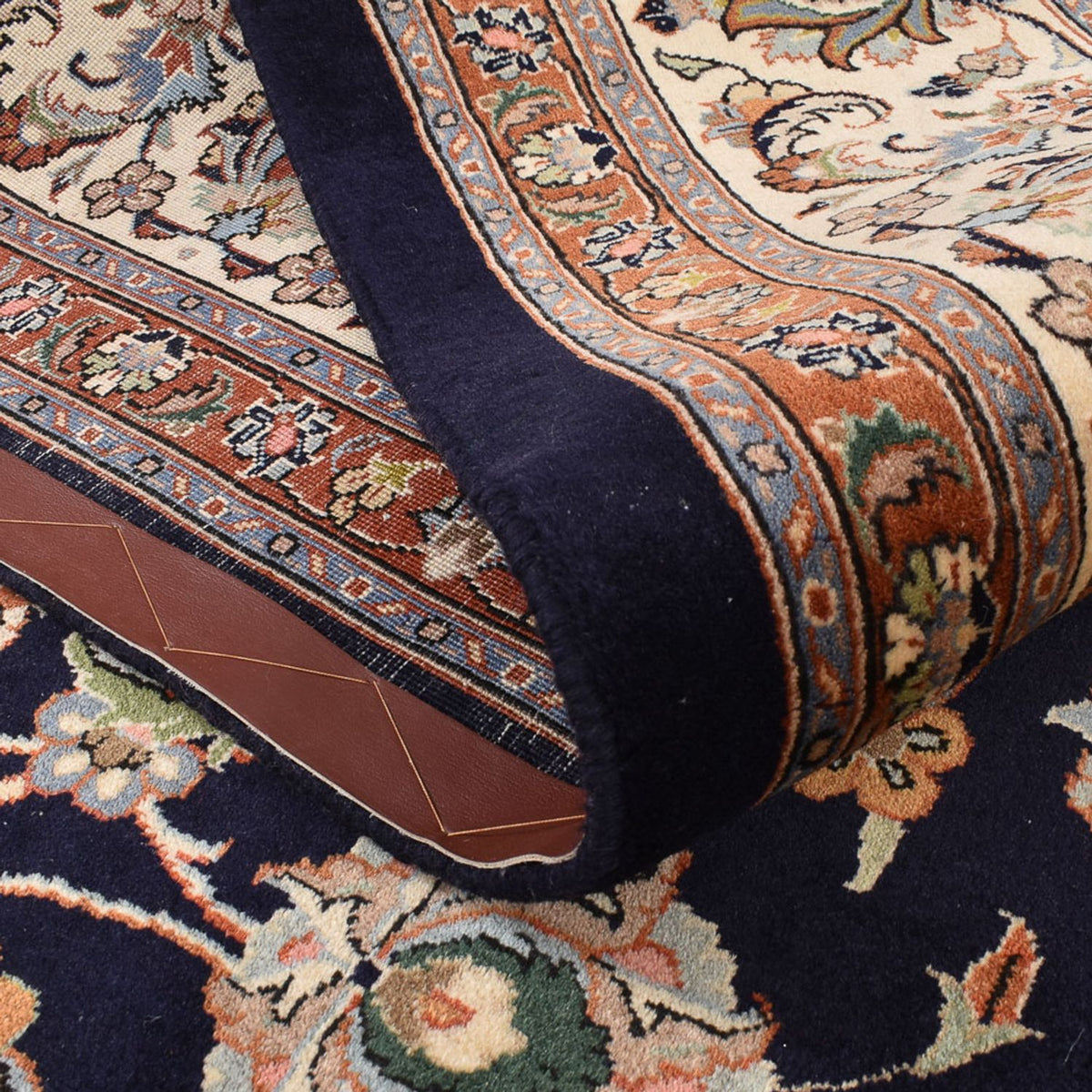 Alfombra persa - Clásica - 296 x 252 cm - azul oscuro