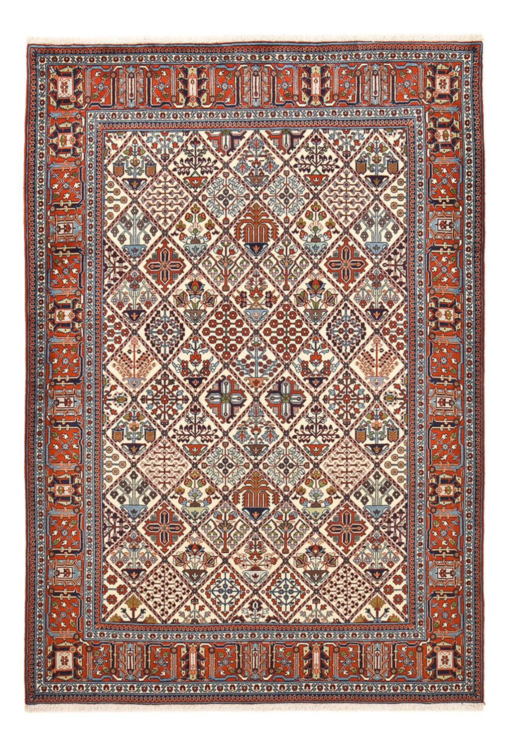 Alfombra persa - Nómada - 245 x 170 cm - óxido