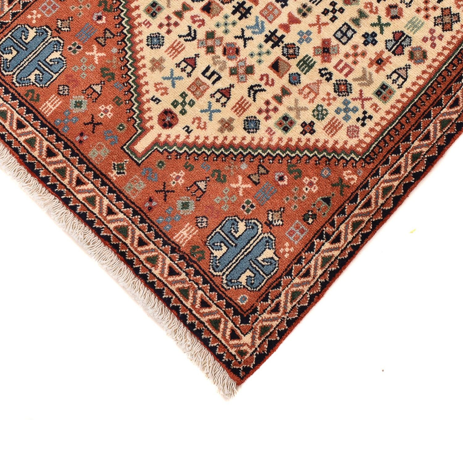 Alfombra de pasillo Alfombra persa - Nómada - 292 x 66 cm - beige