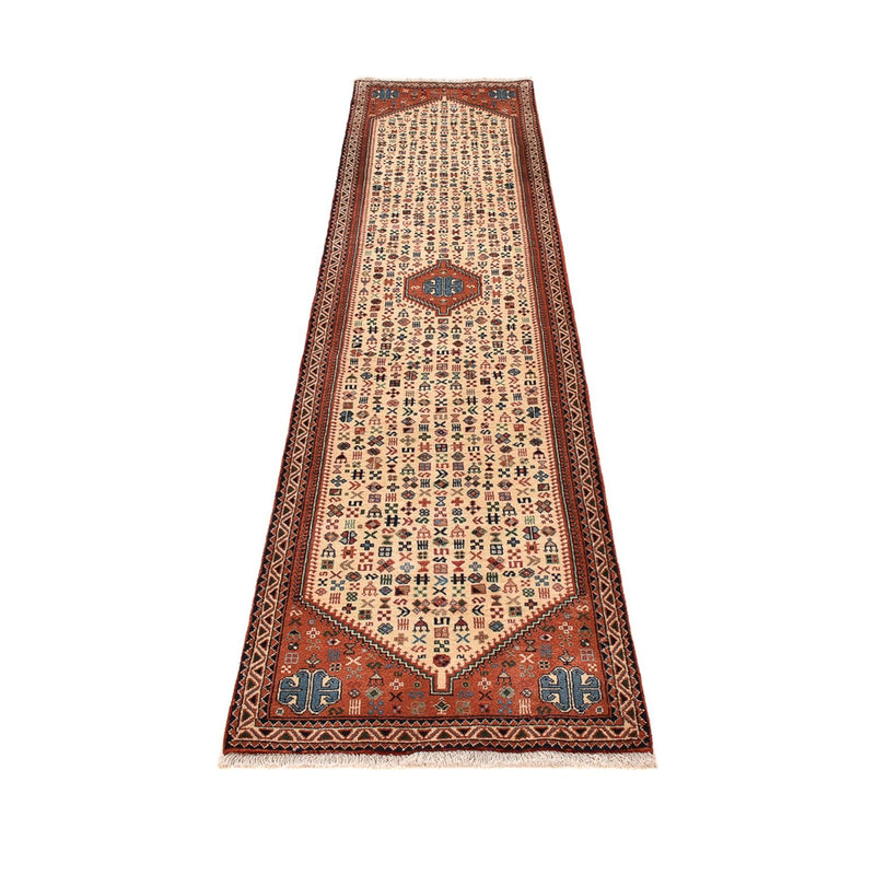 Alfombra de pasillo Alfombra persa - Nómada - 292 x 66 cm - beige