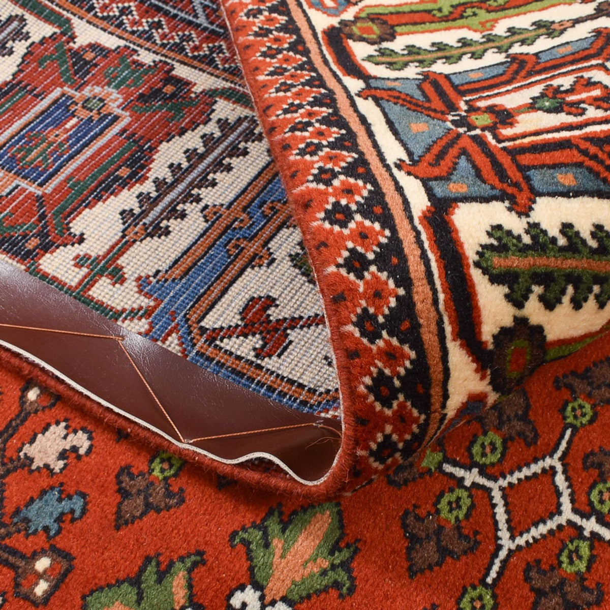 Alfombra persa - Nómada - 218 x 135 cm - rojo claro