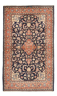 Alfombra persa - Keshan - 234 x 143 cm - azul oscuro
