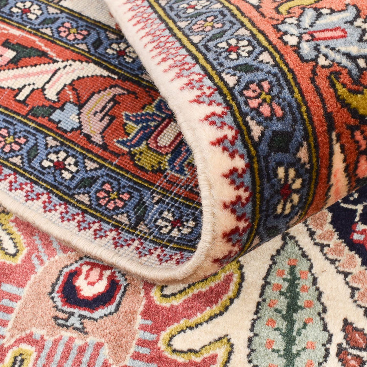 Alfombra de pasillo Alfombra persa - Bidjar - 300 x 87 cm - beige