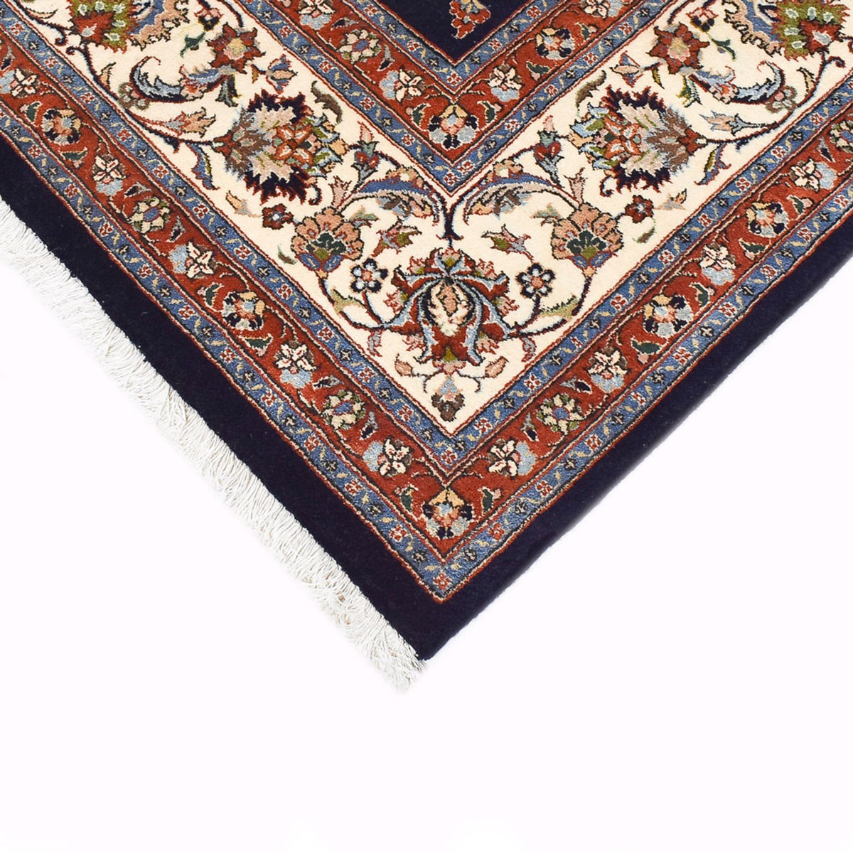 Alfombra persa - Clásica - Real - 338 x 243 cm - azul oscuro