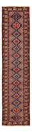 Alfombra de pasillo Alfombra persa - Nómada - 388 x 92 cm - rojo burdeos