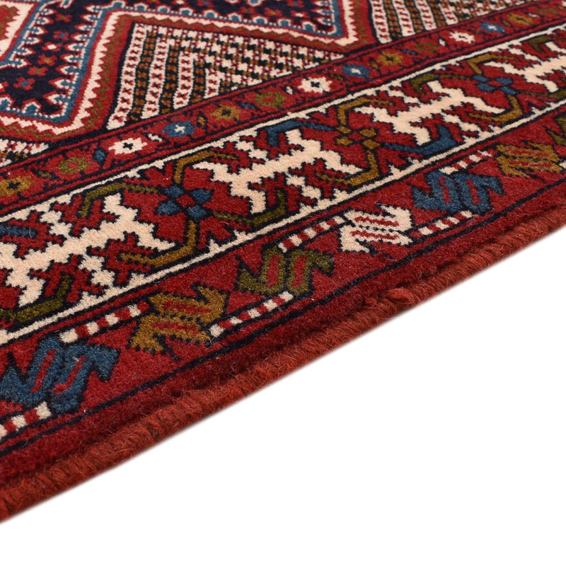 Alfombra de pasillo Alfombra persa - Nómada - 388 x 92 cm - rojo burdeos