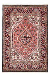 Alfombra persa - Bidjar - 132 x 83 cm - rojo claro