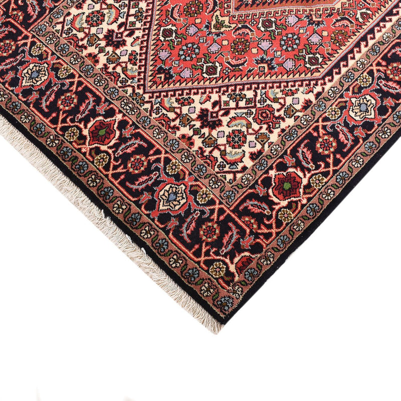 Alfombra persa - Bidjar - 132 x 83 cm - rojo claro