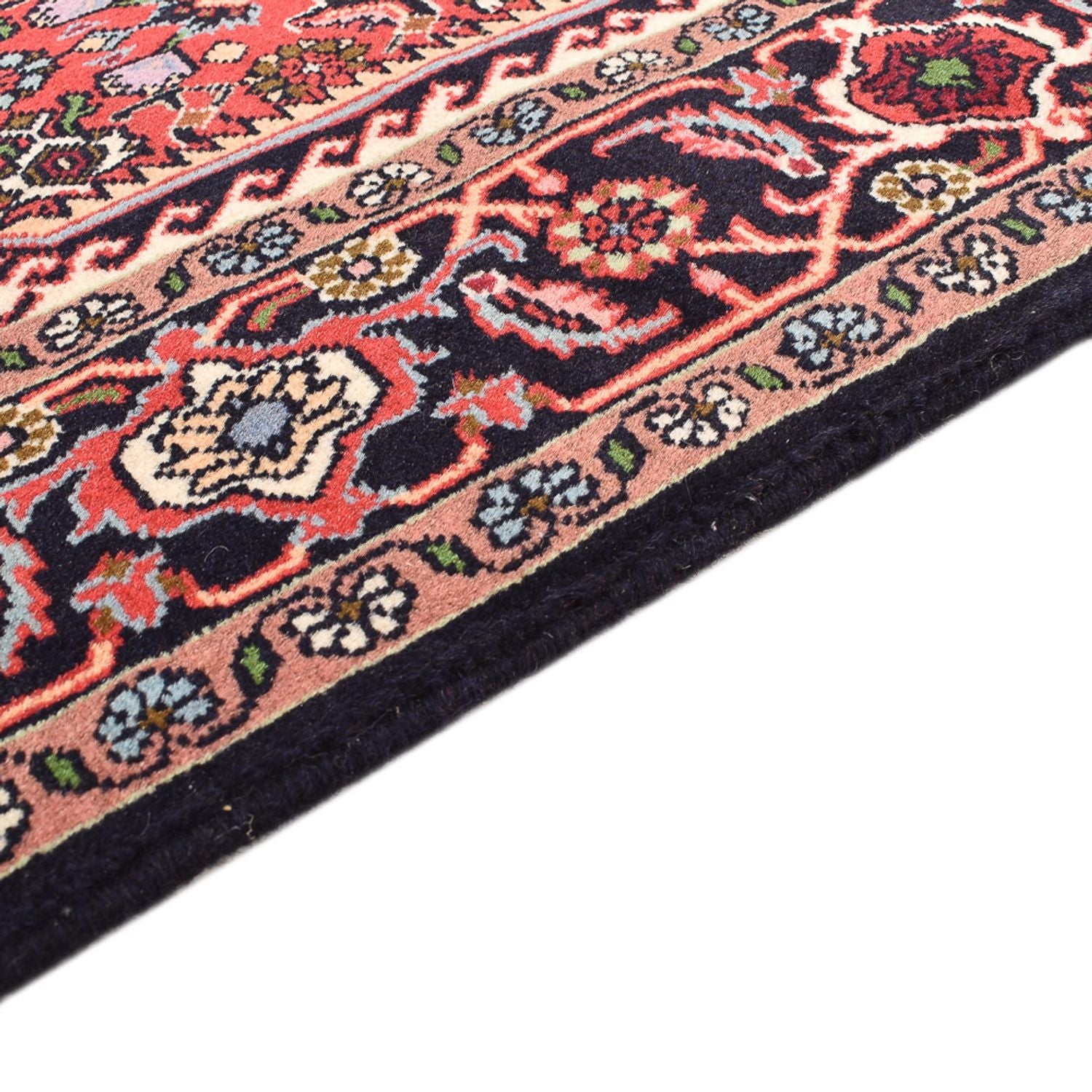 Alfombra persa - Bidjar - 132 x 83 cm - rojo claro