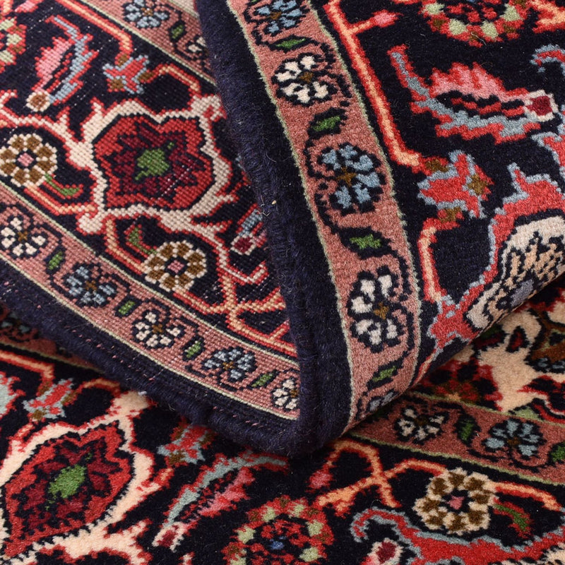 Alfombra persa - Bidjar - 132 x 83 cm - rojo claro