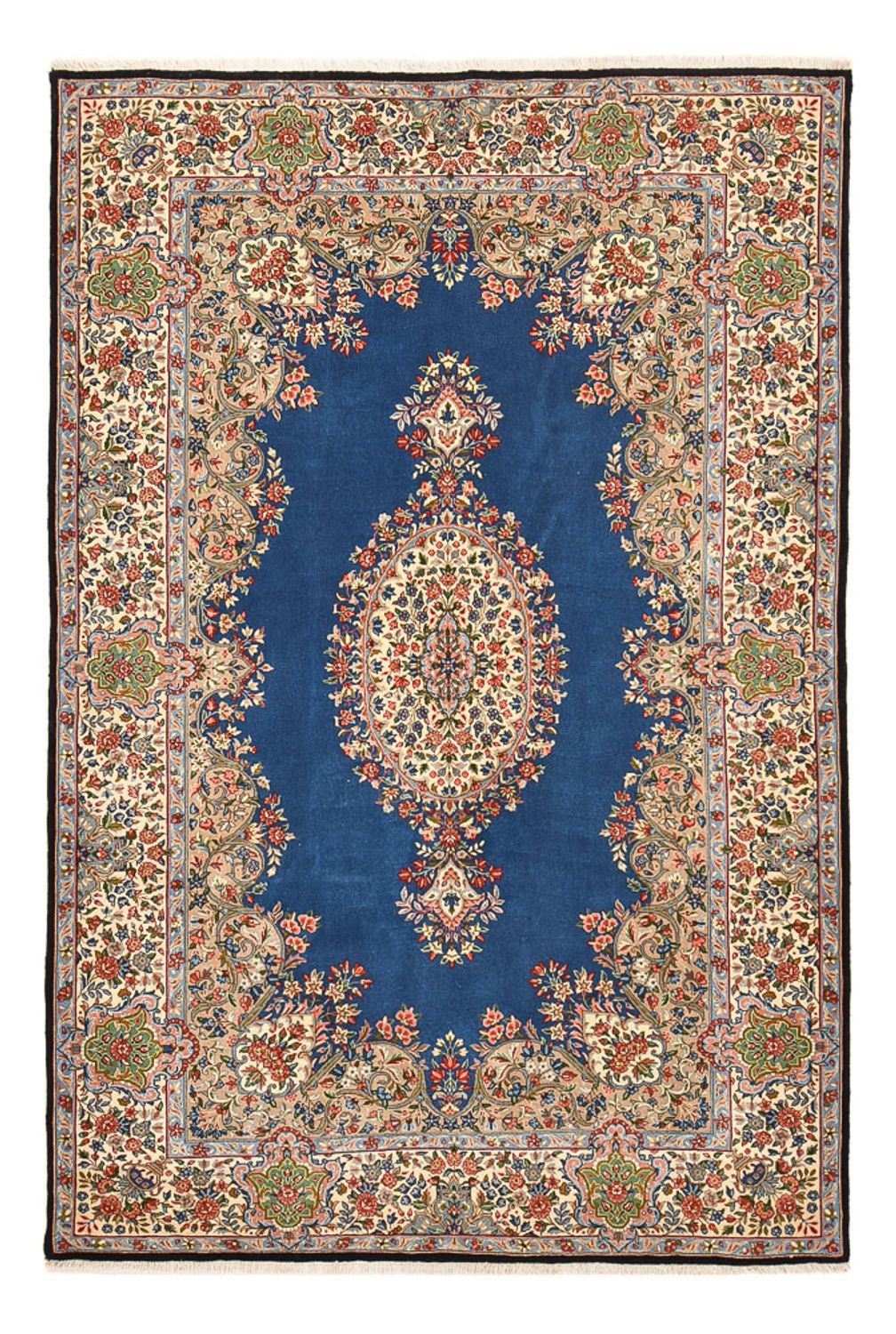 Alfombra persa - Real - 280 x 182 cm - azul