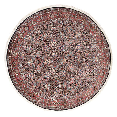 Alfombra persa - Bidjar - 240 x 240 cm - rojo oscuro