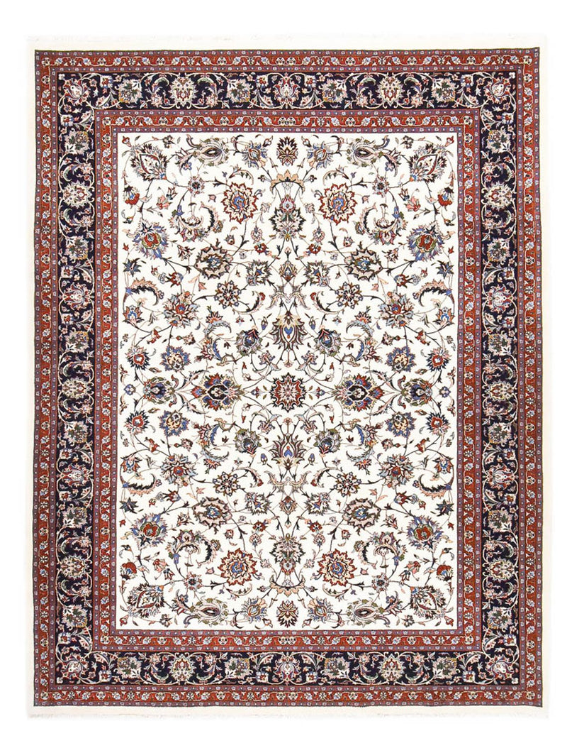 Alfombra persa - Clásica - Real - 345 x 245 cm - crema