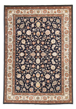 Alfombra persa - Clásica - Real - 345 x 246 cm - azul oscuro