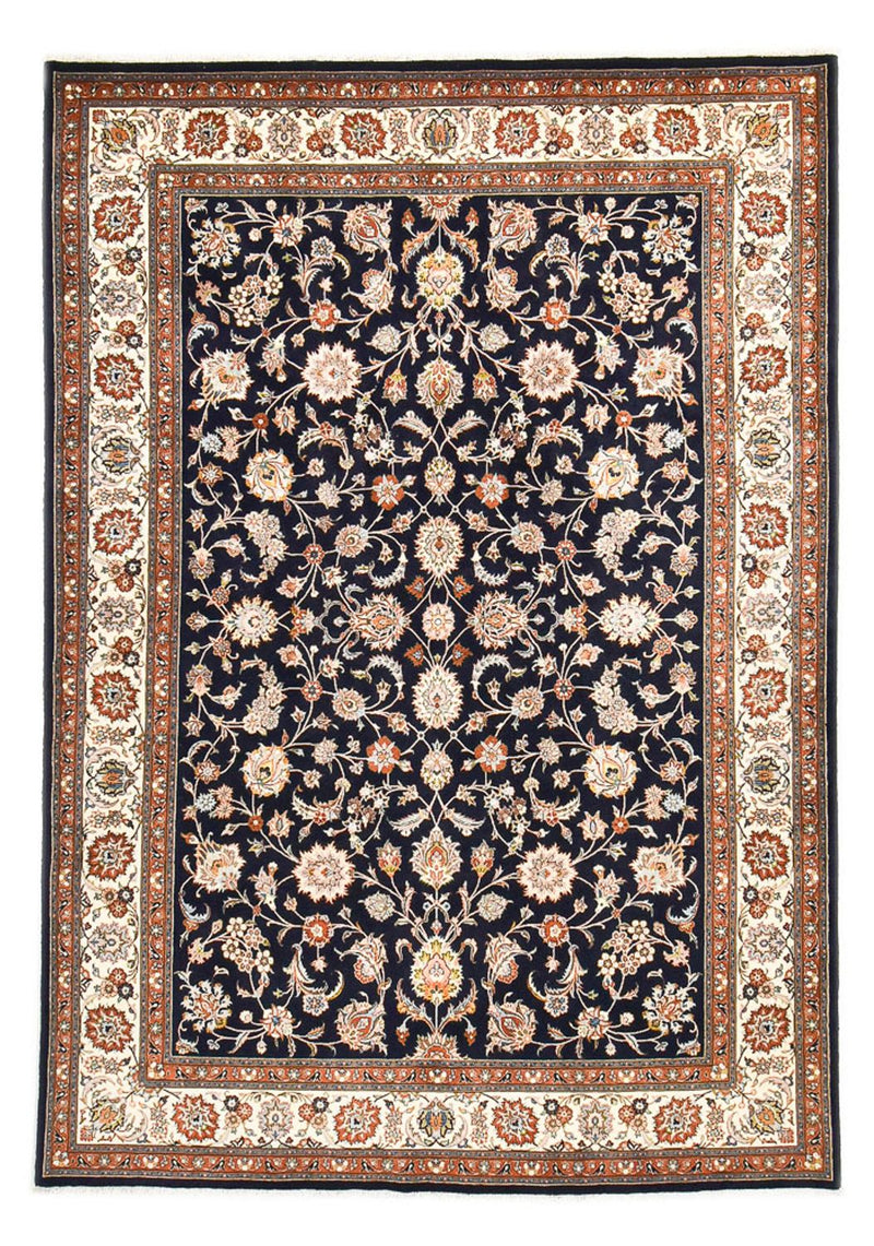 Alfombra persa - Clásica - Real - 345 x 246 cm - azul oscuro