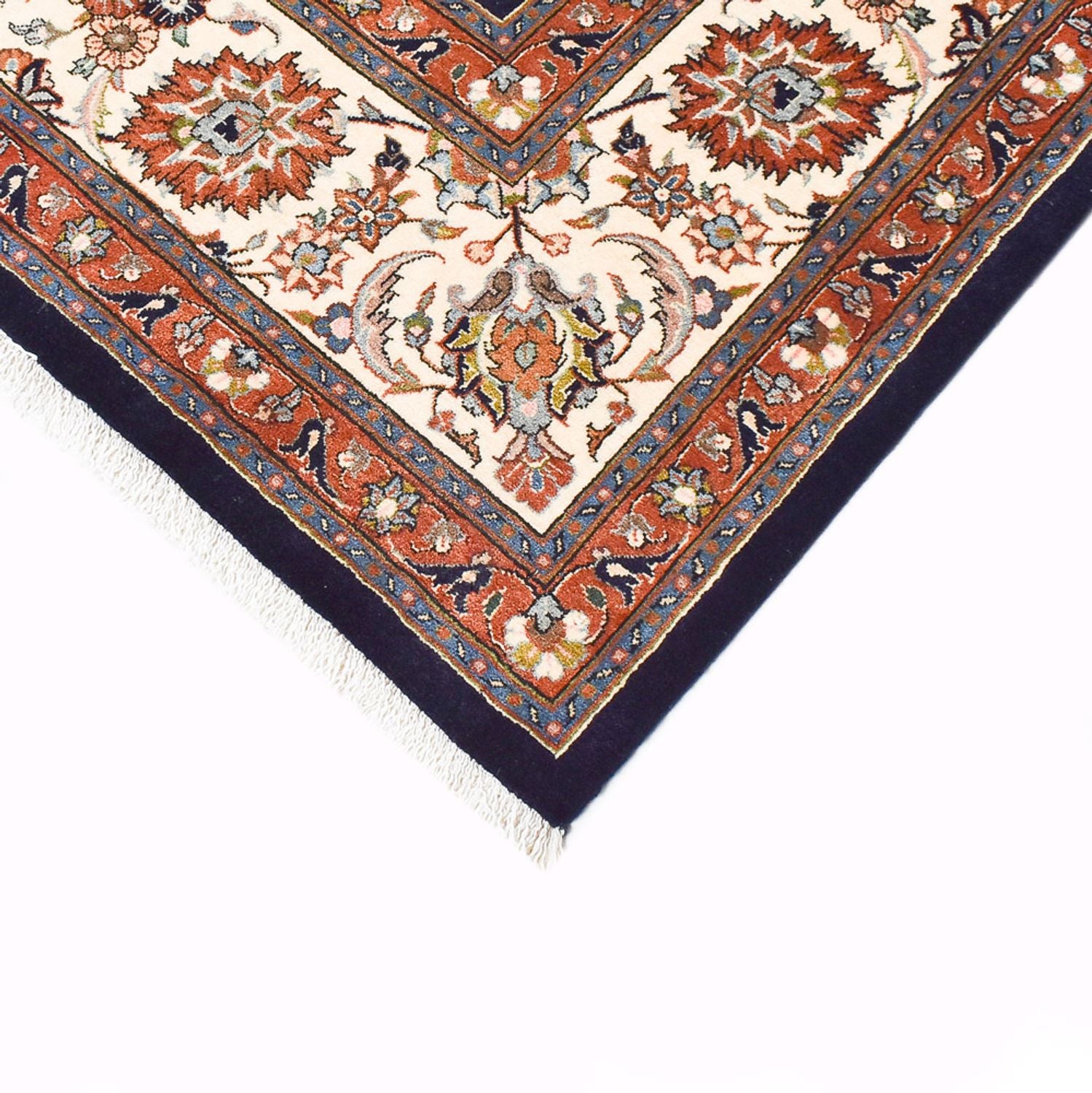 Alfombra persa - Clásica - Real - 345 x 246 cm - azul oscuro