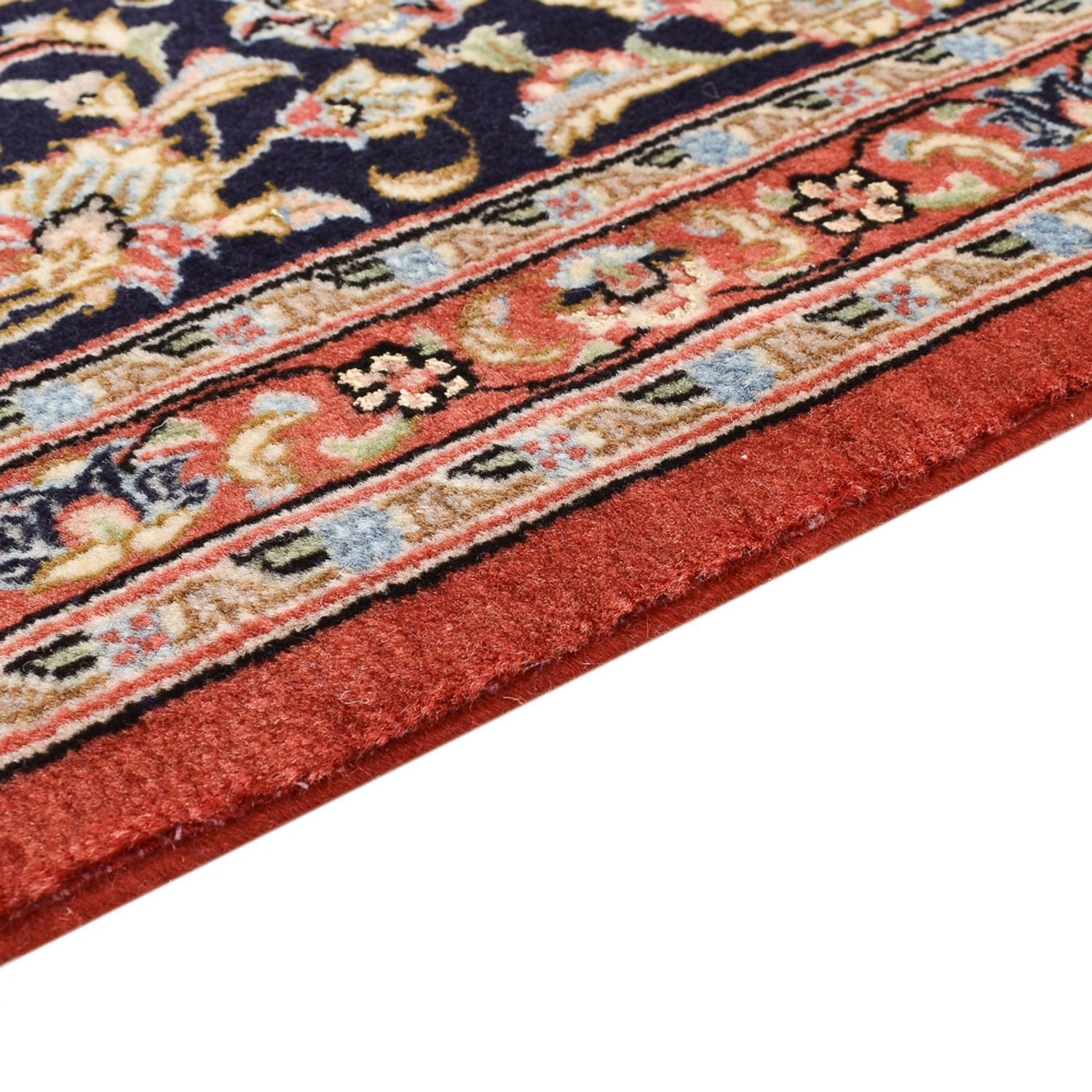 Alfombra de pasillo Alfombra Persa - Ghom - Royal - 197 x 54 cm - beige oscuro