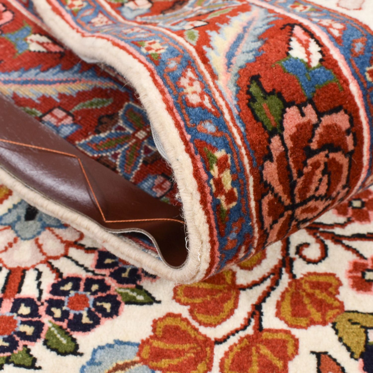 Alfombra de pasillo Alfombra persa - Bidjar - 313 x 75 cm - beige