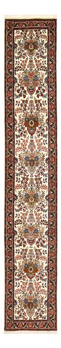 Alfombra de pasillo Alfombra persa - Bidjar - 315 x 56 cm - beige claro