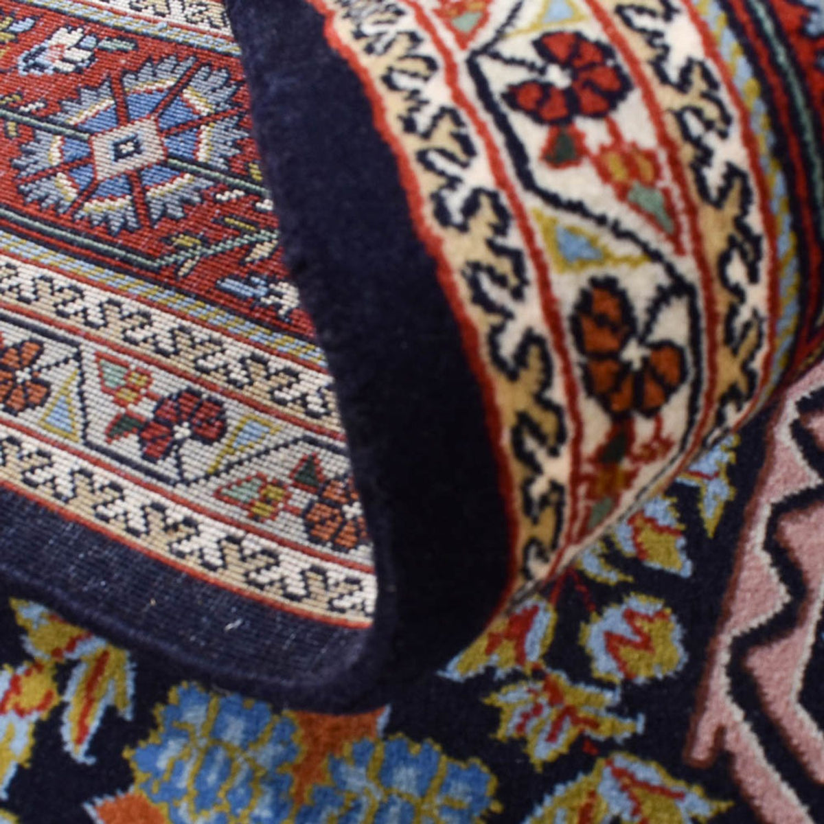 Alfombra persa - Clásica - 210 x 136 cm - marrón oscuro