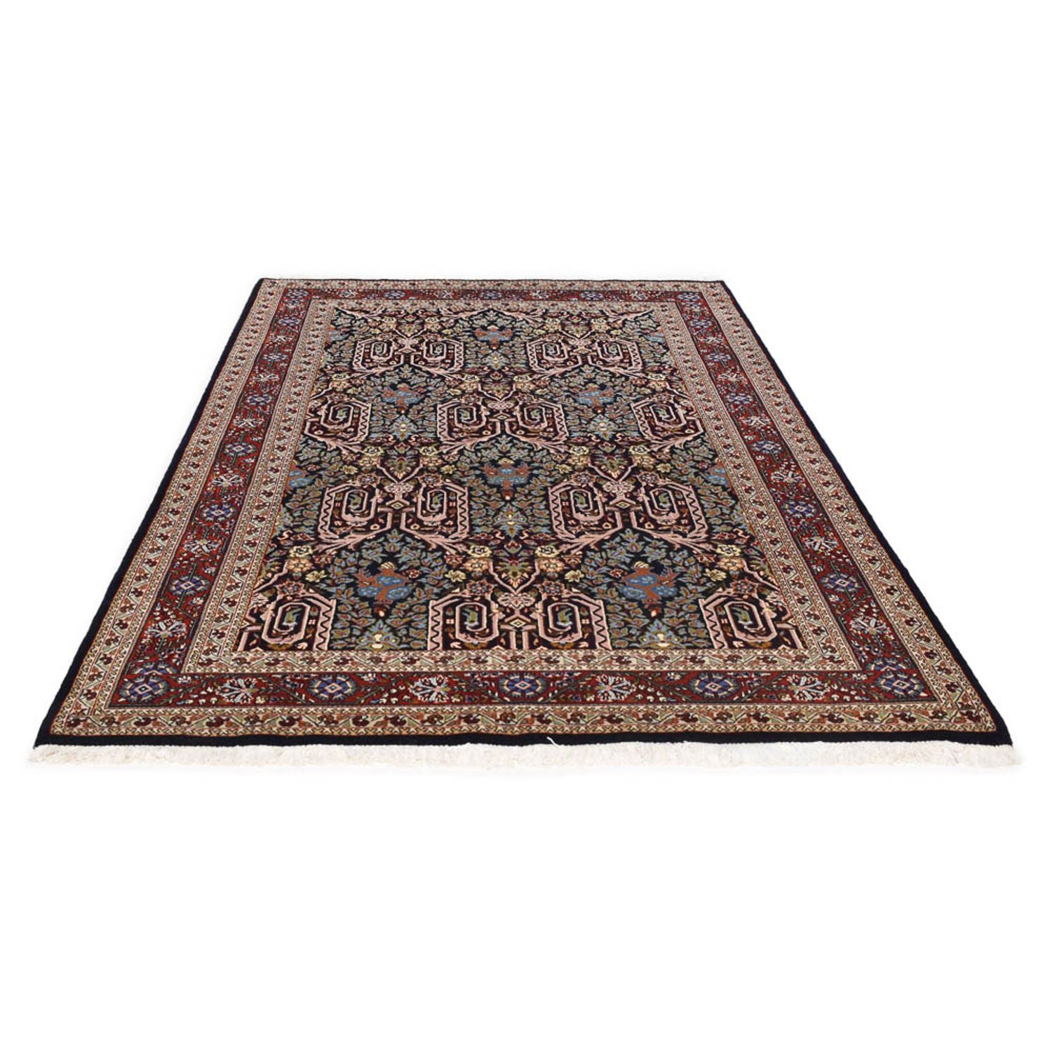 Alfombra persa - Clásica - 210 x 136 cm - marrón oscuro