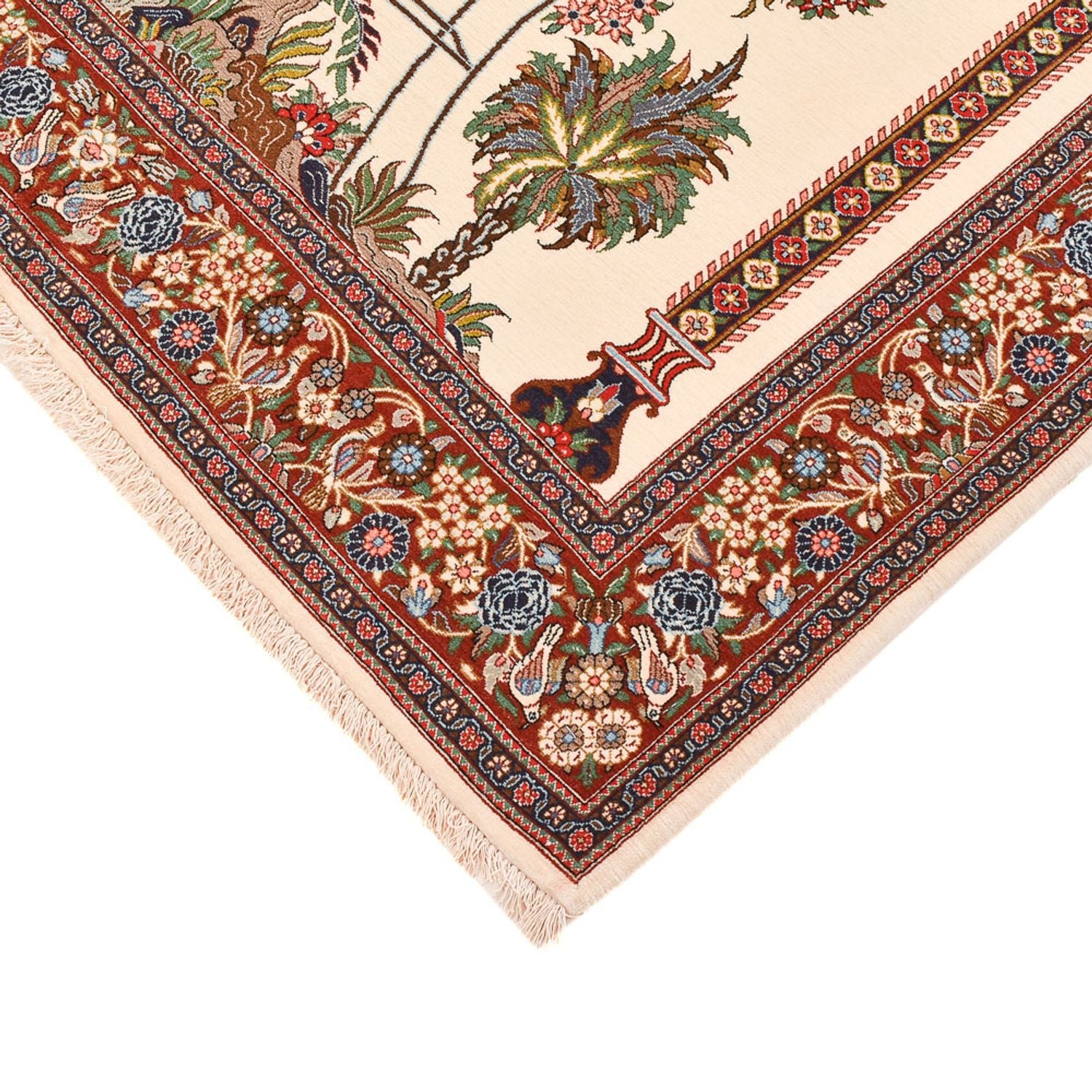 Alfombra Persa - Ghom - Royal - 210 x 132 cm - multicolor